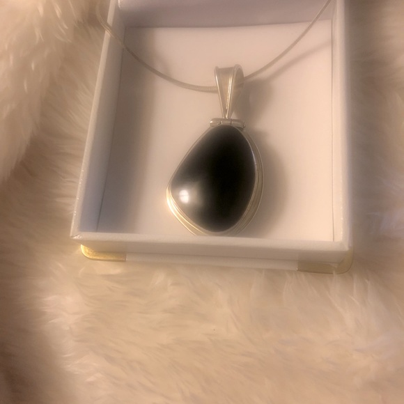 Necklace, sterling silver.  Two different sides - Picture 5 of 11